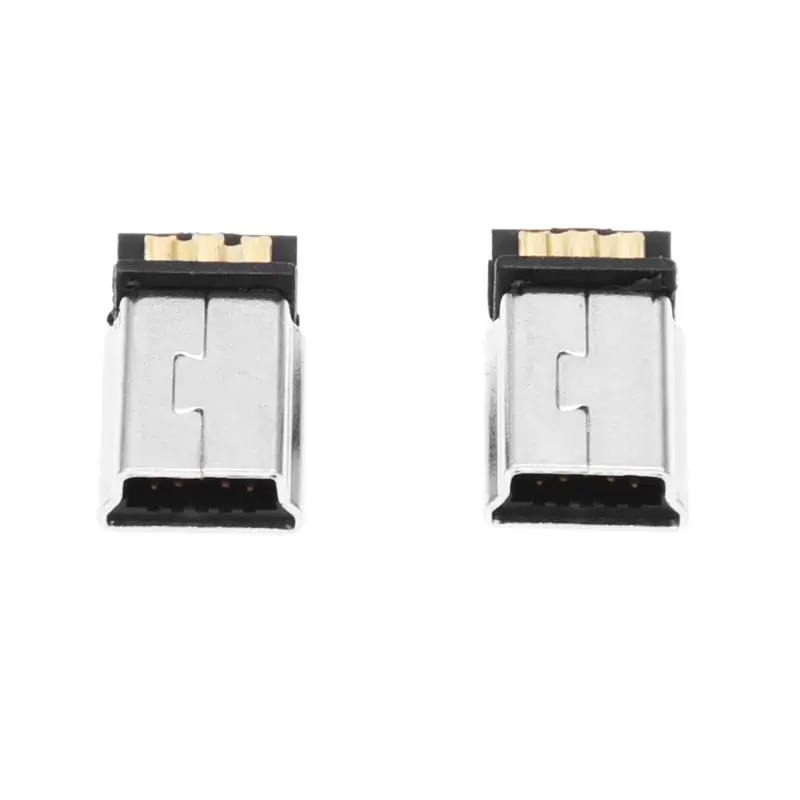 Фирменная новинка 10 шт. Mini USB 5-контактный штекер разъем SMT &quotсделай сам&quot