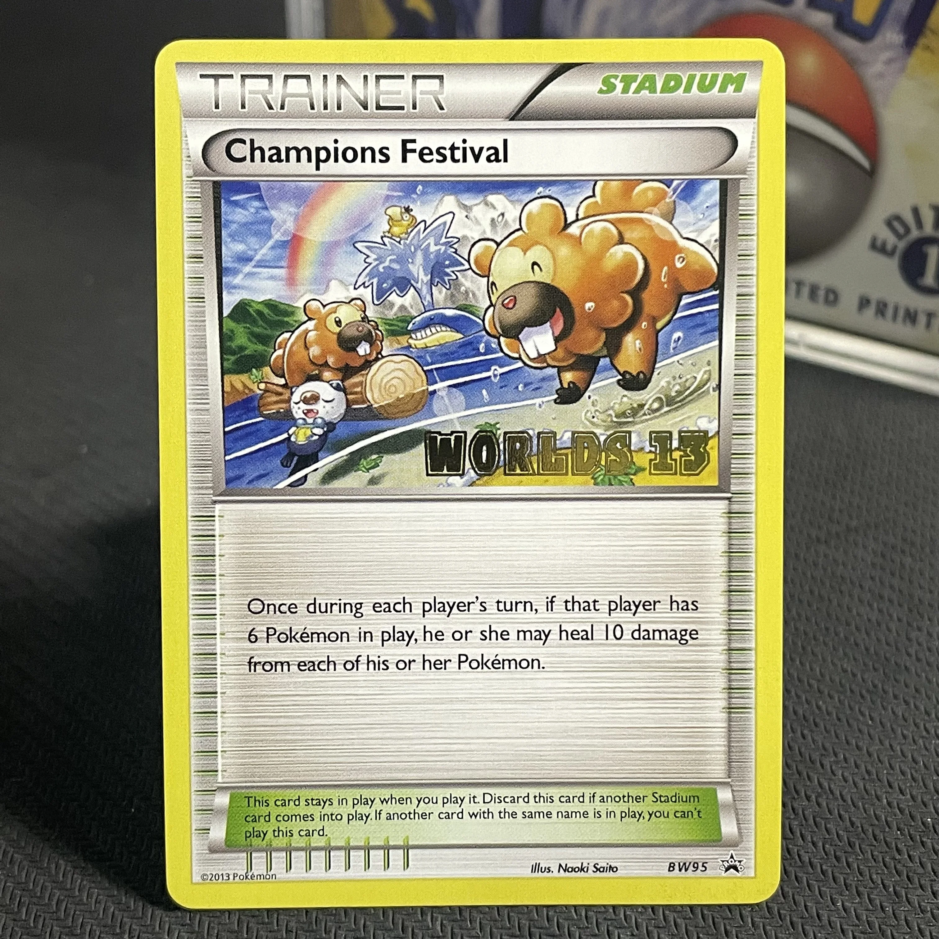 Фото Набор из 18 золотых промо-карт PKM World Championships, полный комплект PTCG, высококачественные полноцветные коллекционные TCG-карты №3