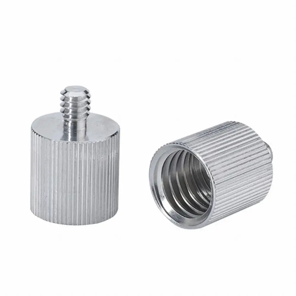 

Level Tripod Thread Adapter 5/8 Female To 1/4 Male Aluminum Alloy Mic Screw Adapter Tripod Stand 1/4" Threads