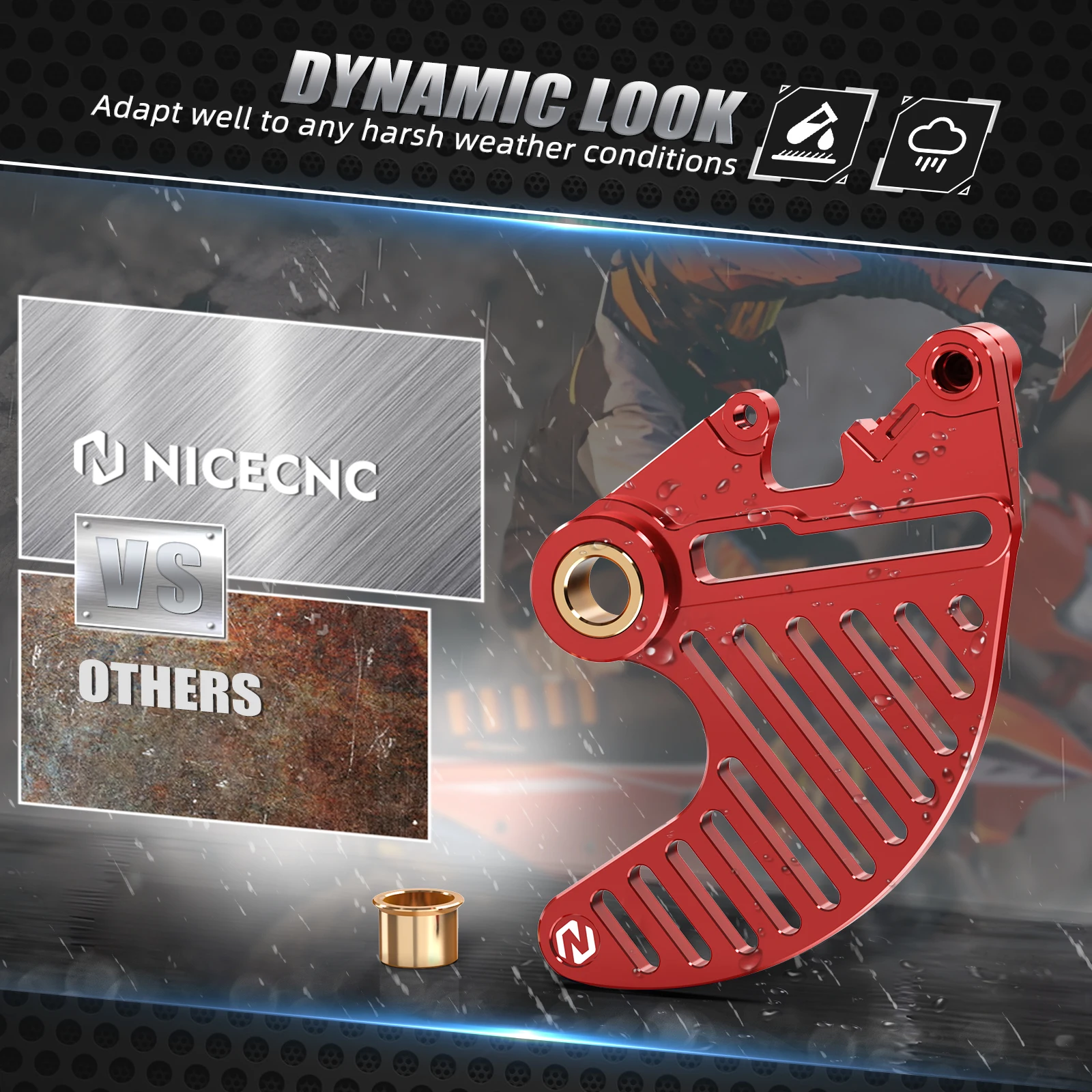 Для gasgas ec 250 300 21-24 защита заднего тормозного диска Protector для GasGas EC EX MC 125 200 250F 350F 450F