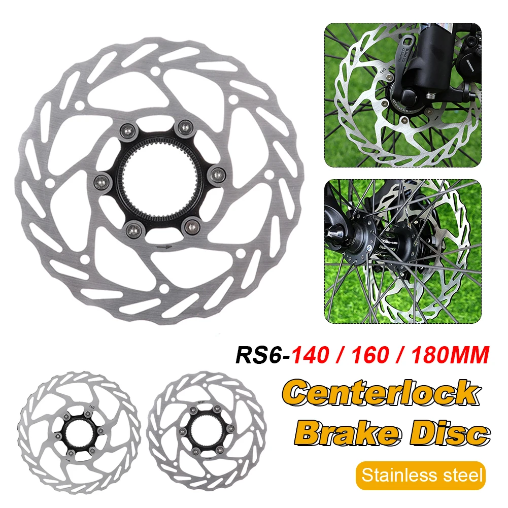 

140/160/180mm Bicycle Brake Disc MTB Road Bikeen Centerlock Disc Brake Rotors Heat Dissipation Hollow Disc Lock Bike Parts