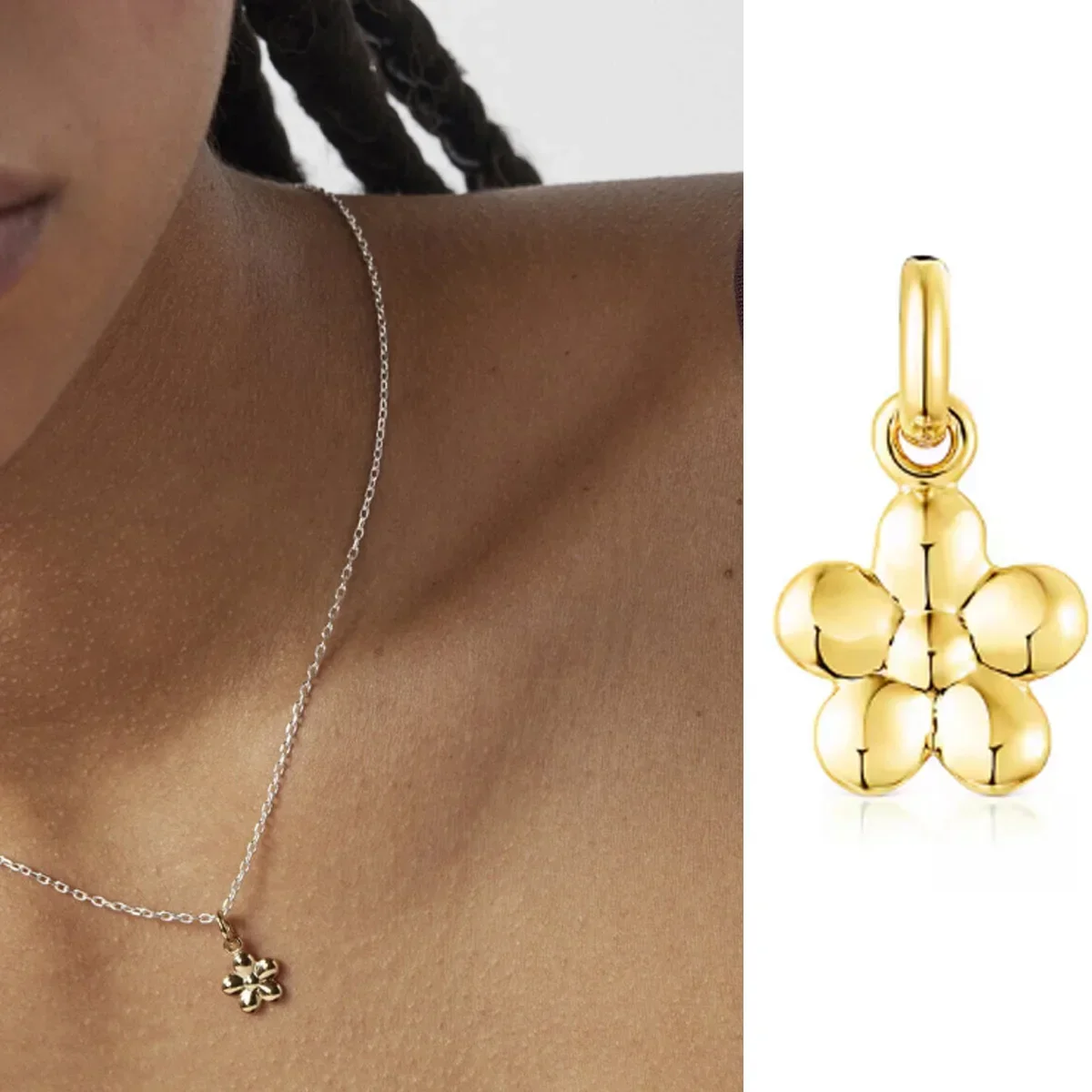 Подвеска-воротник De Prata Для Женщин С Роскошным Дизайном Испанского Языка