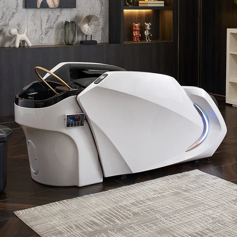 Электрическая умная массажная кровать с шампунем косметическая парикмахерская