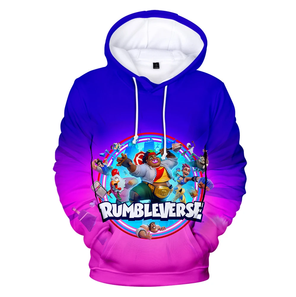 

Cosplay Costumes Harajuku Anime Cosplay Hoodie Sweatshirt 3D Print Rumbleverse Clothes Ninja Pullovers Boys/Girls Kids