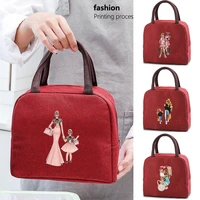 women kids insulated lunch bag cooler bags children portable food thermal picnic organizer ice box 2022 mom work dinner handbags