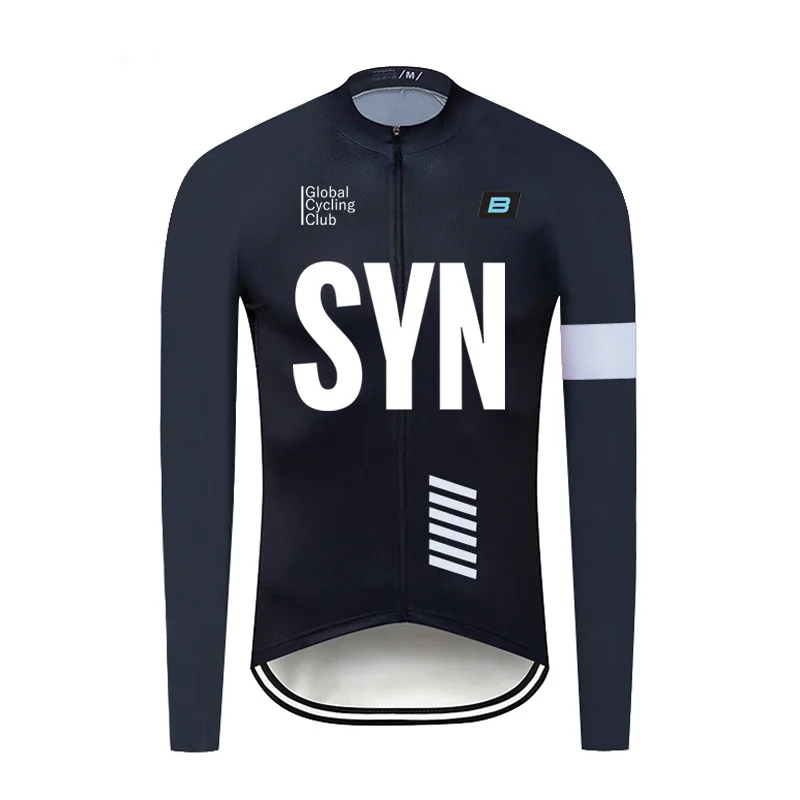 SYN BIEHLER новый осенний комплект из трикотажа для велоспорта с длинными рукавами Ropa