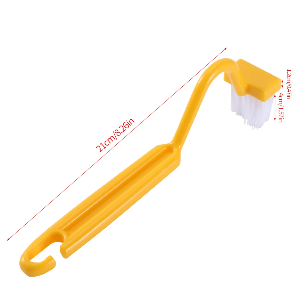 

S-образная щетка для чистки с крючком, мягкие щетки для туалета, V-образная щетка для чистки углов для ванной, дома, кухни, отеля, инструменты д...