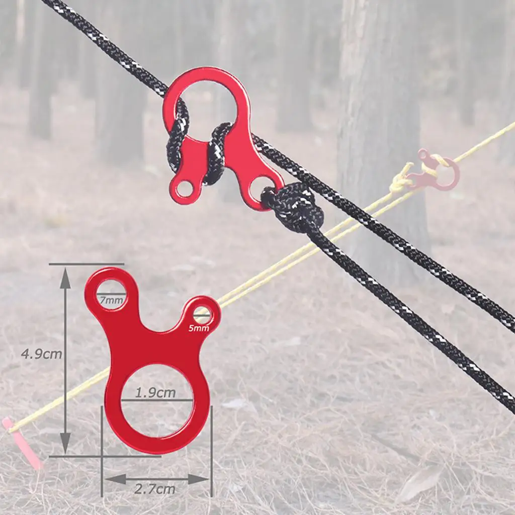 

40Pcs Guyline Wind Rope Buckle Cord Adjuster Tent Tensioners Rope Adjuster