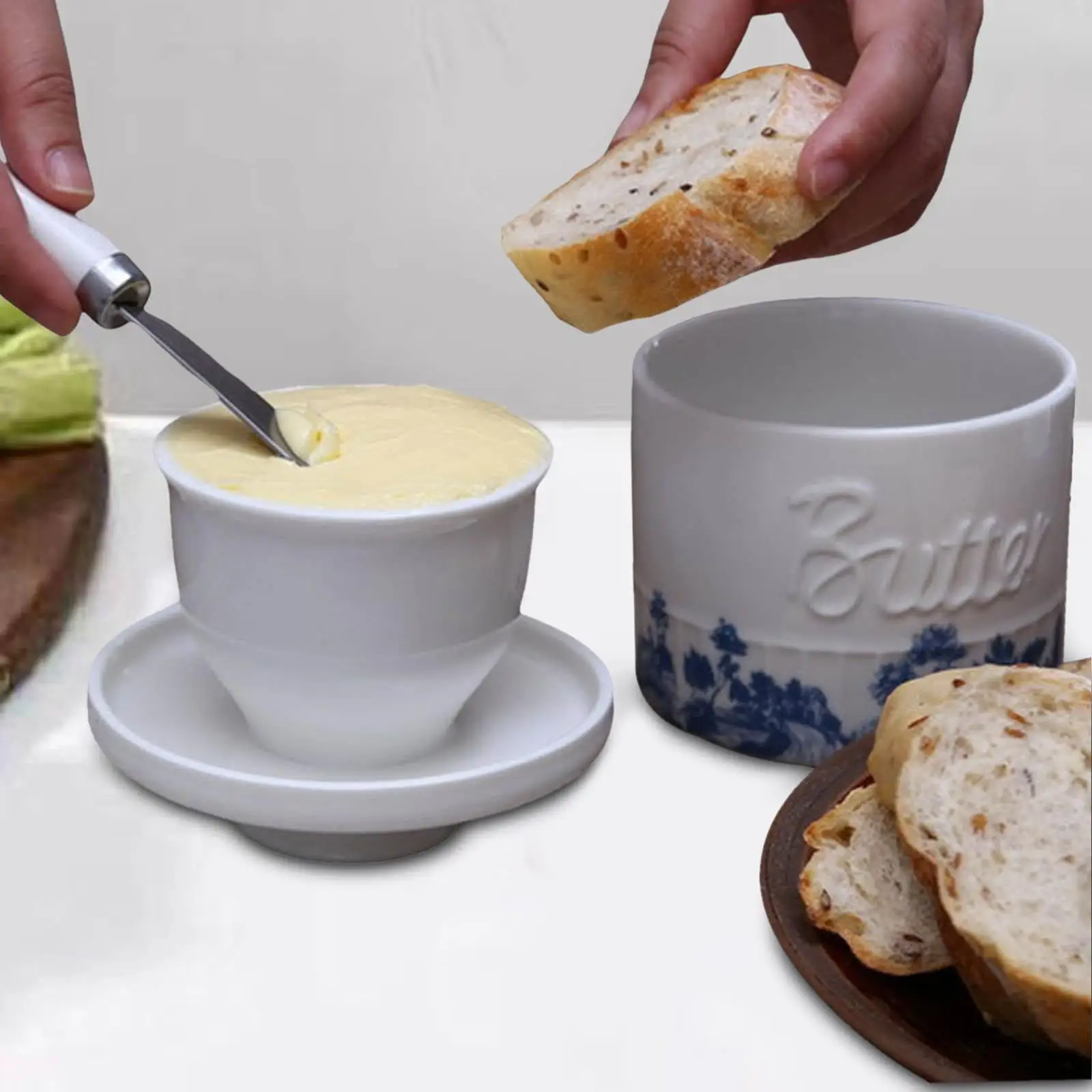 

Керамическая кружка для масла