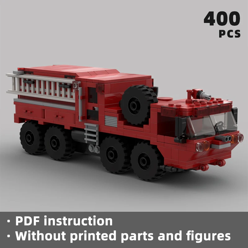 Impression Oshkosh HEMTT пожарная машина кирпичи сверхмощный пожарный автомобиль блоки