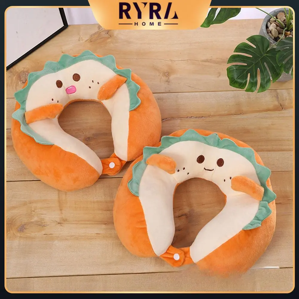 

Cartoon Travel Pillows Airplanes Inflatable Super Light Portable Neck Pillow UShape Automatic Inflatable Cervical Vertebr Pillow