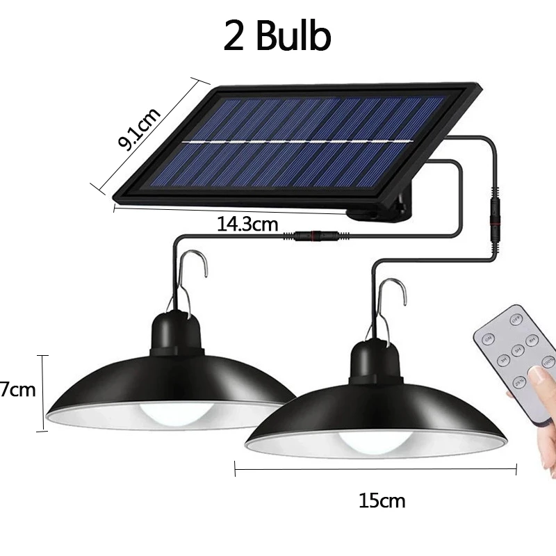

Солнечный подвесной светильник, белый свет, ABS, IP65