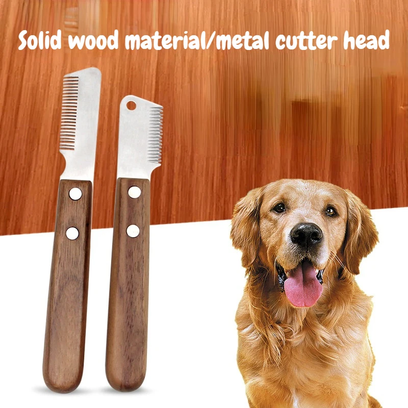 

Pet Comb Terrier Dog Plucking Knife Schnauzer Class Dog Grooming Tools Pet Supplies Shaving Knife Pet Accessories Dog Grooming