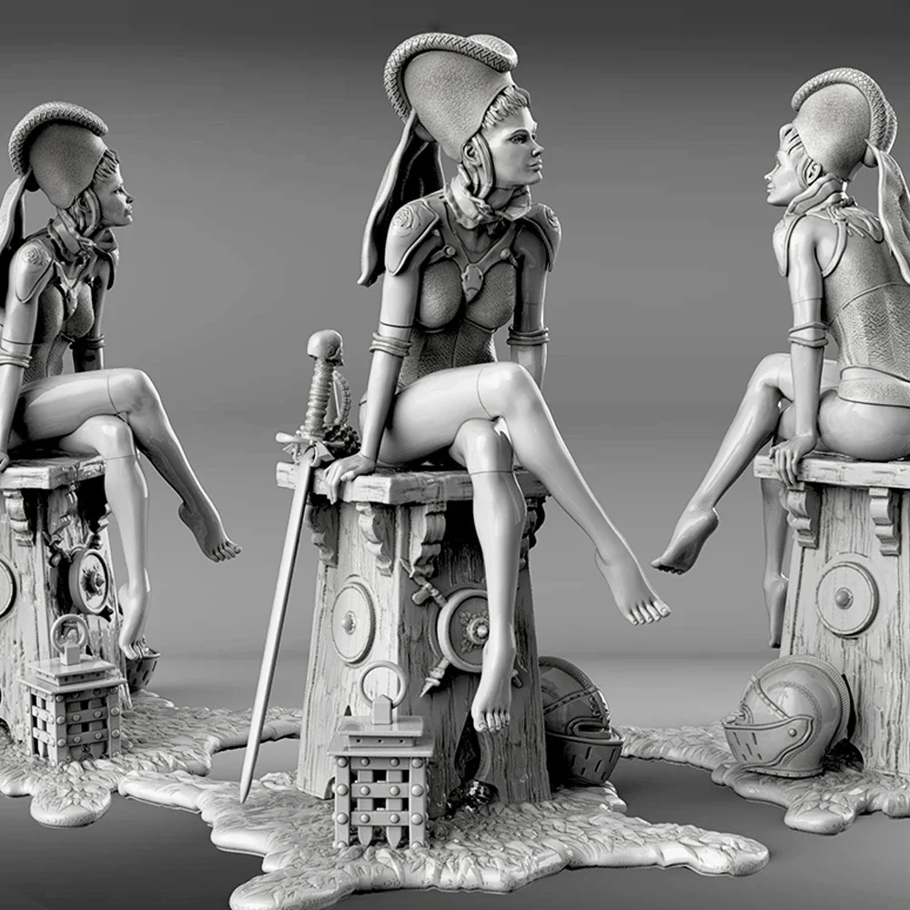 Vanessa миниатюрная фигурка 1:16 модель из смолы комплект неокрашенных пластиковых