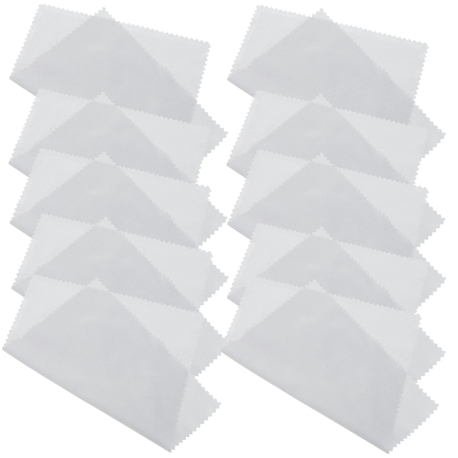 

50 Pcs Cleaning Supplies Jewelry Glasses Wipes Wiping Cloth Cleaner Silver Cloths