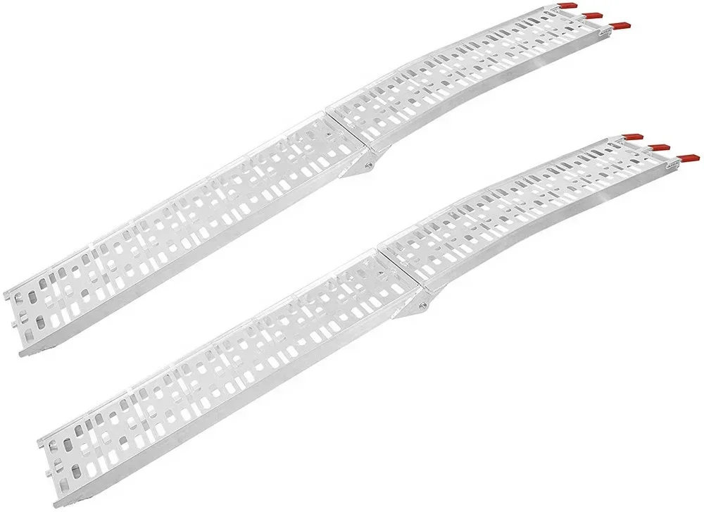 Сверхмощные портативные автомобильные пандусы алюминиевые арочные складные