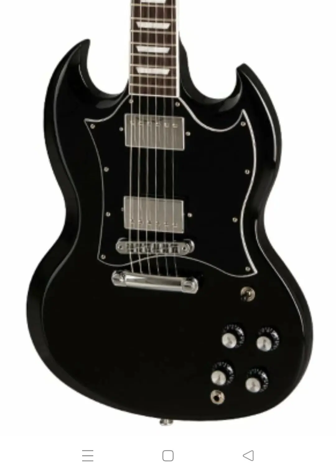 

Индивидуальная электрогитара SG все-в-одном, черный корпус, три пикапа, лошадиный мост LP, фингерборд из палисандра, черный большой защитный К...