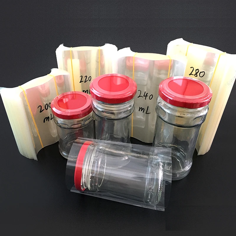 

400pcs of PVC Heat Shrink Film Bottle Cap Sealing Film Disposable Essential Oil Bottle Sealing Protective Film Diameter X Height