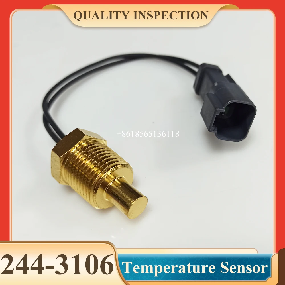 2443106 244-3106 Датчик температуры для Caterpillar 414E 416D 416E 416F 420D 420E 420F 422E 422F 424D 428D 428E