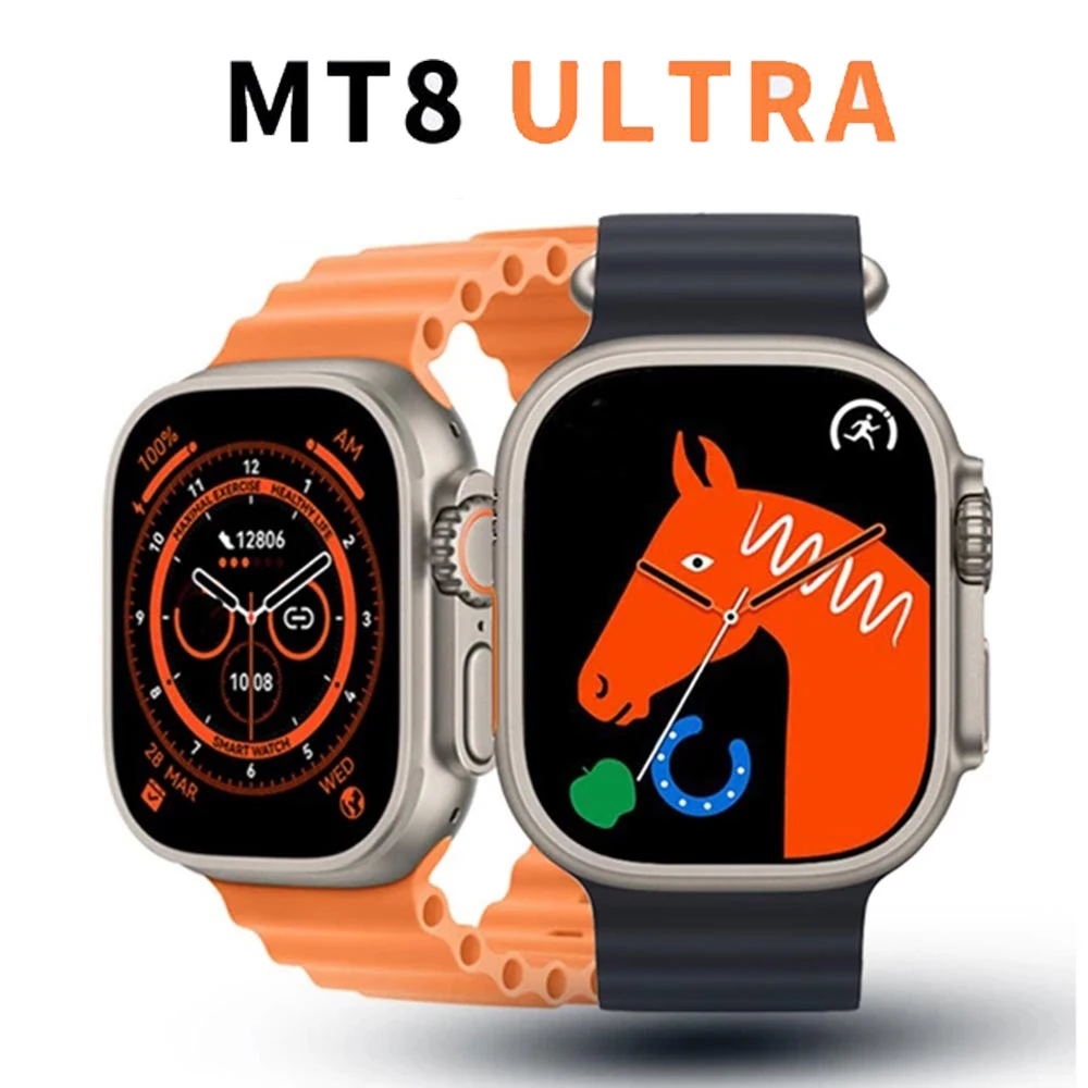 

MT8 Ultra Smart Watch Original Series 8 Smartwatch Men 49mm 2.0" Bluetooth NFC Sports Wristbands For Apple Xiaomi PK DT8 HW8 X8