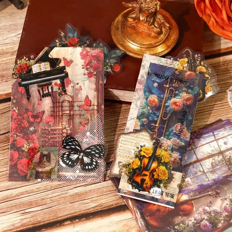 30 Упаковок Винтажный Стиль Рококо Фортепиано Блокноты Эстетическая Бумага