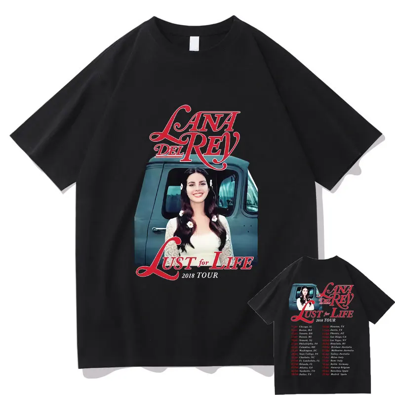 

Lana Del Rey Graphics Essential T Shirt Streetwear Men Women Cotton Oversized Loose Tees Short Sleeve Unisex Hip Hop T-shirts