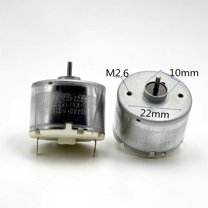 Фото Стандартный двигатель RC520-KN/18225 постоянного тока 5 В 6 В 9 В 12 В 8500 об/мин Мини-двигатель с угольной щеткой диаметром 32 мм DIY Подметальная машина Робот-Хобби Игрушечная модель №3