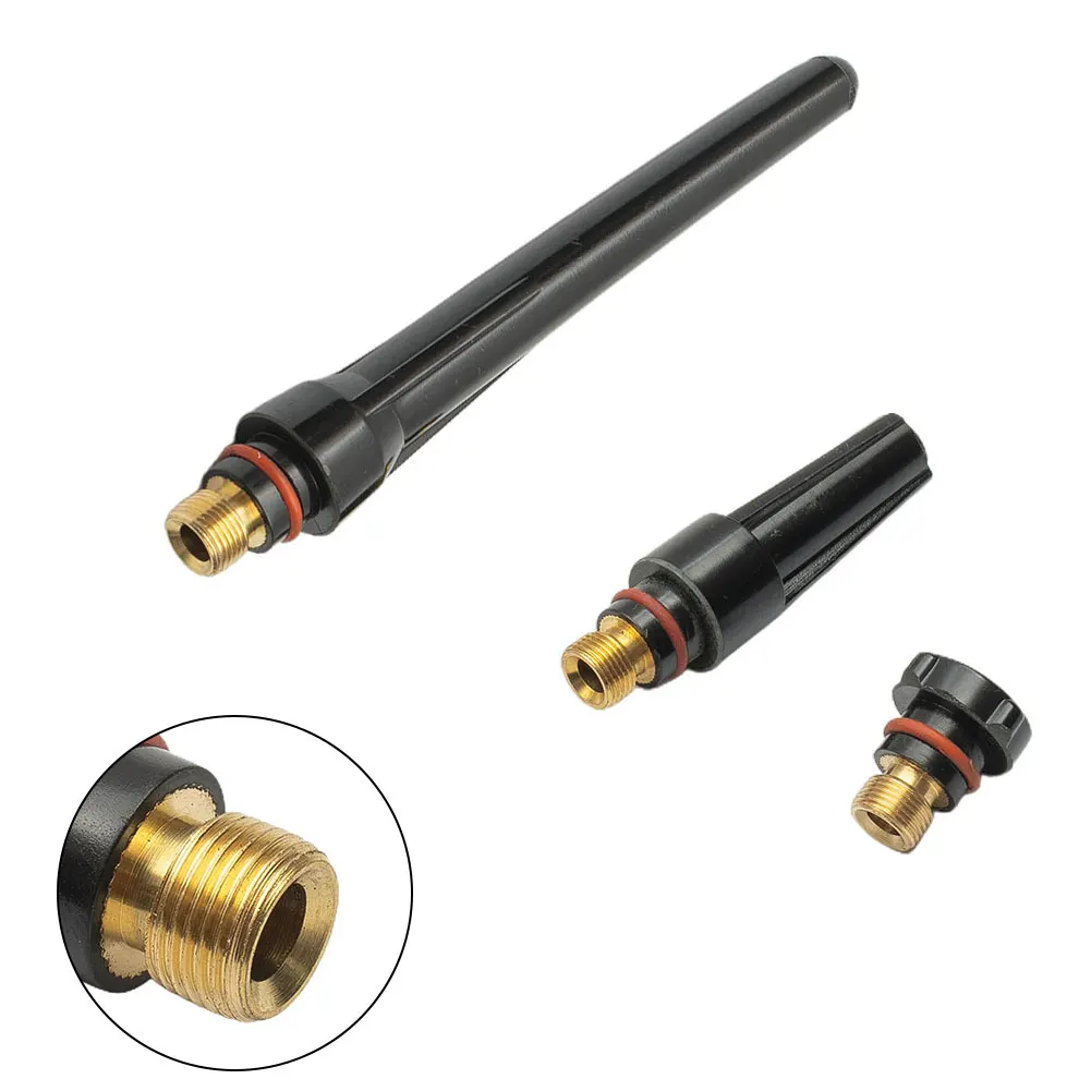 

3pcs 25mm/60mm/118mm TIG Torch Welding Collects Body For WP-17 WP-18 WP-26 TIG Welding Torch Series Welding Torch Accesories