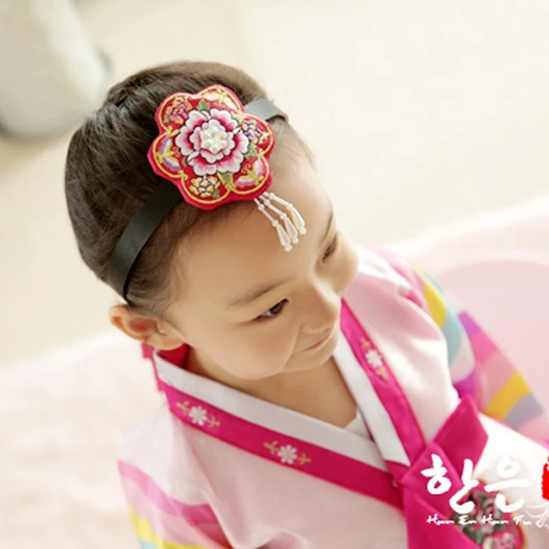 Детская повязка на голову/головной убор невесты для девочек Корейская