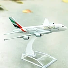 Emirates Airlines A380 самолёт литый под давлением модель 15 см мировая авиационная Коллекционная сувенирная Миниатюрная игрушка