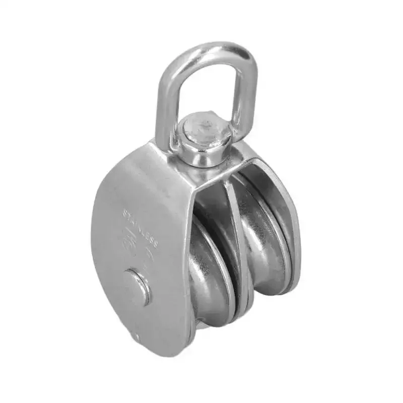 Pulley Block High Strength Double Wheel Pulley for Yachts for Boats enlarge