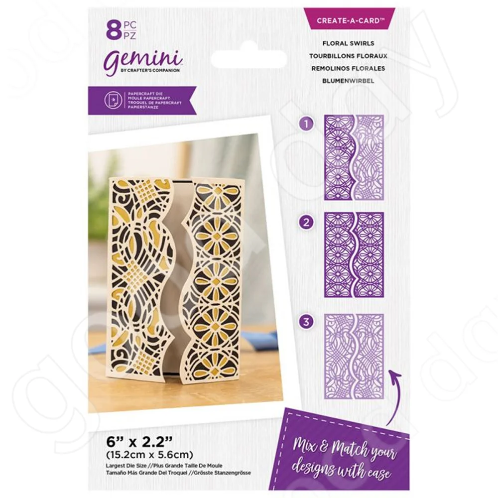 

2022 Arrival New Floral Swirls Cutting Dies Scrapbook used for Diary Decoration Embossing Template DIY Greeting Card Handmade