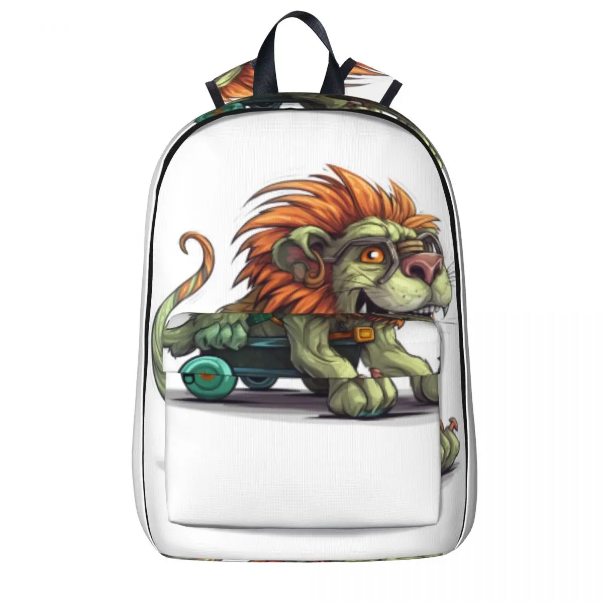 

Lion Backpack Cartoon Drawing Style Pretty Backpacks Teen Travel Big High School Bags Designer Rucksack