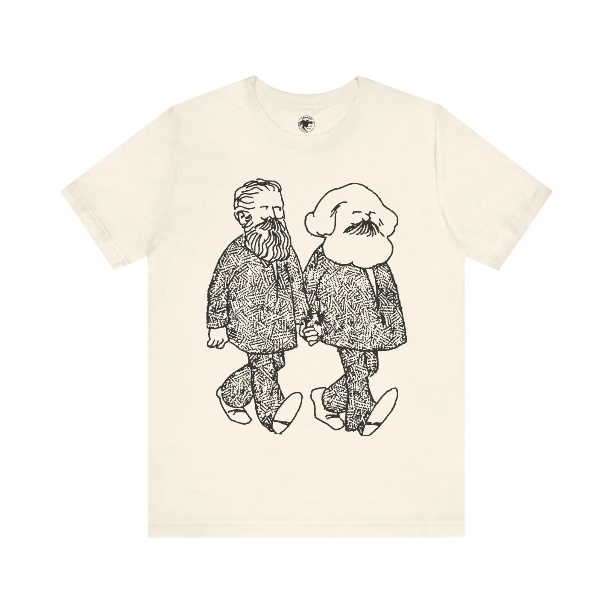 Футболка-освободитель для геев Маркса и Энгельса из первых 70-х