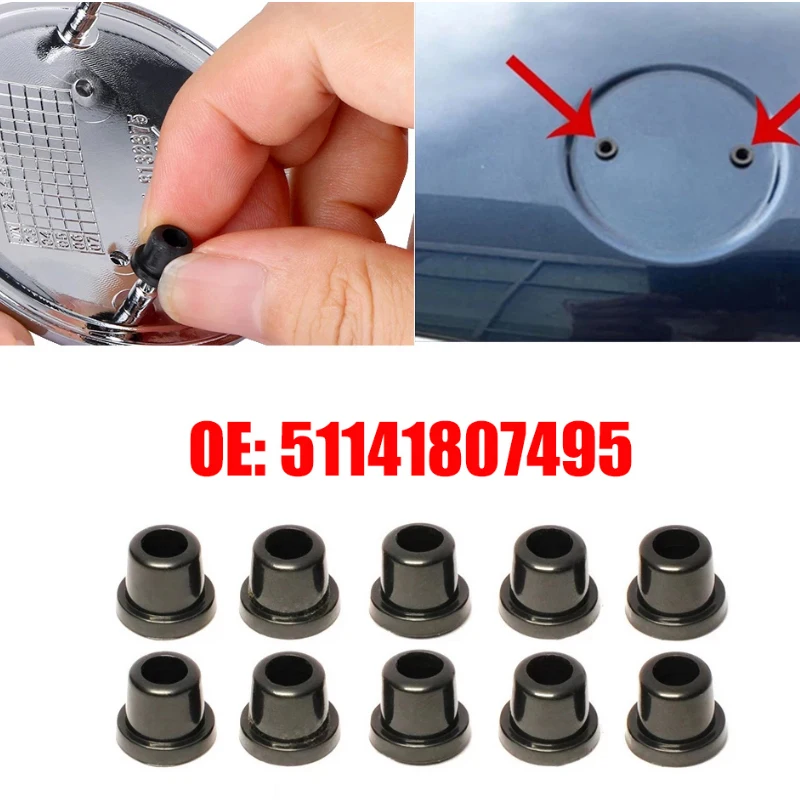 

4Pcs Car Hood Logo Trunk Emblem Grommet Holder Clip For BMW 3 5 7 E32 E34 E36 E38 E39 E46 E53 E60 E65 E66 E90 M3 M5 51141807495
