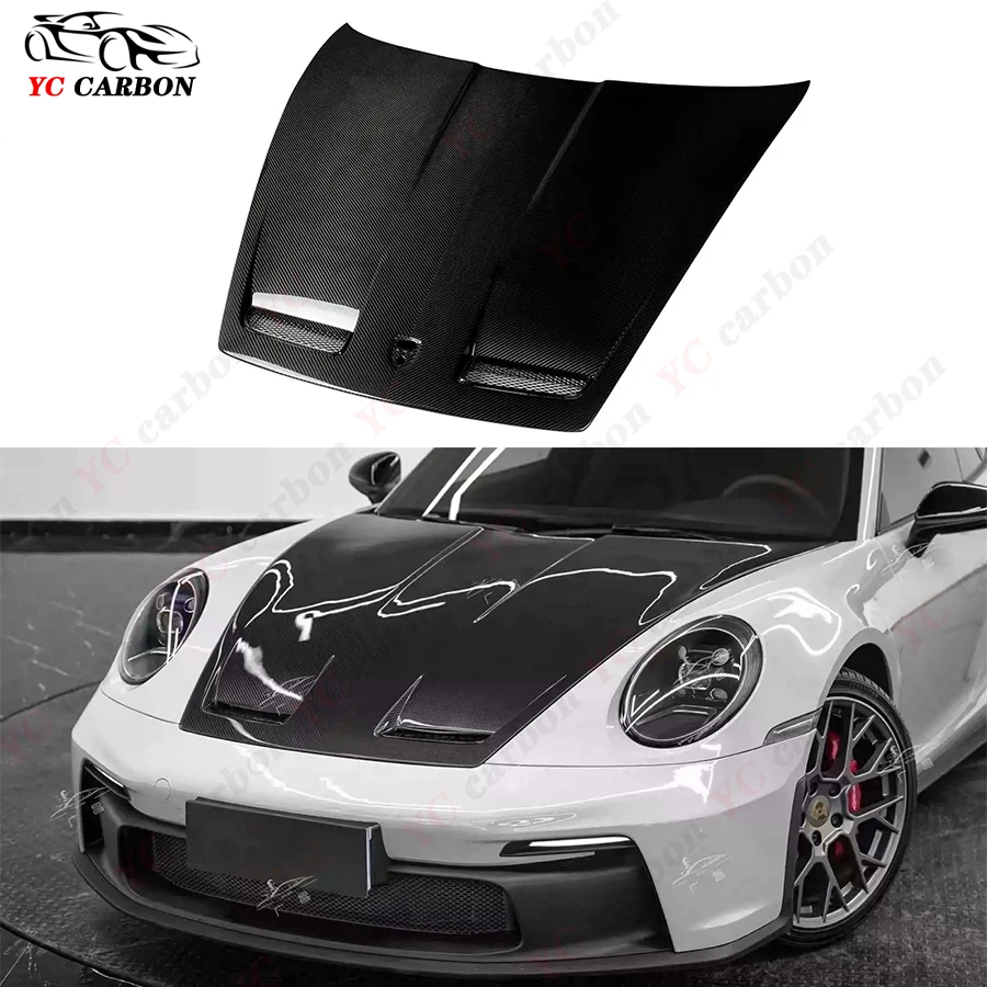 Крышка корпуса двигателя из углеродного волокна для Porsche 992 911 GT3