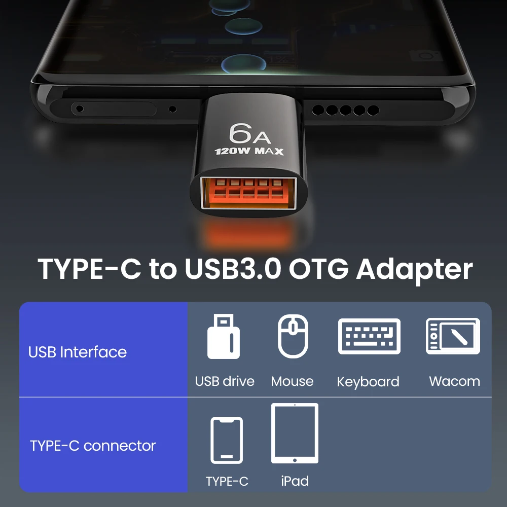 Фото Адаптер OTG Type C (папа)-USB (мама) №5