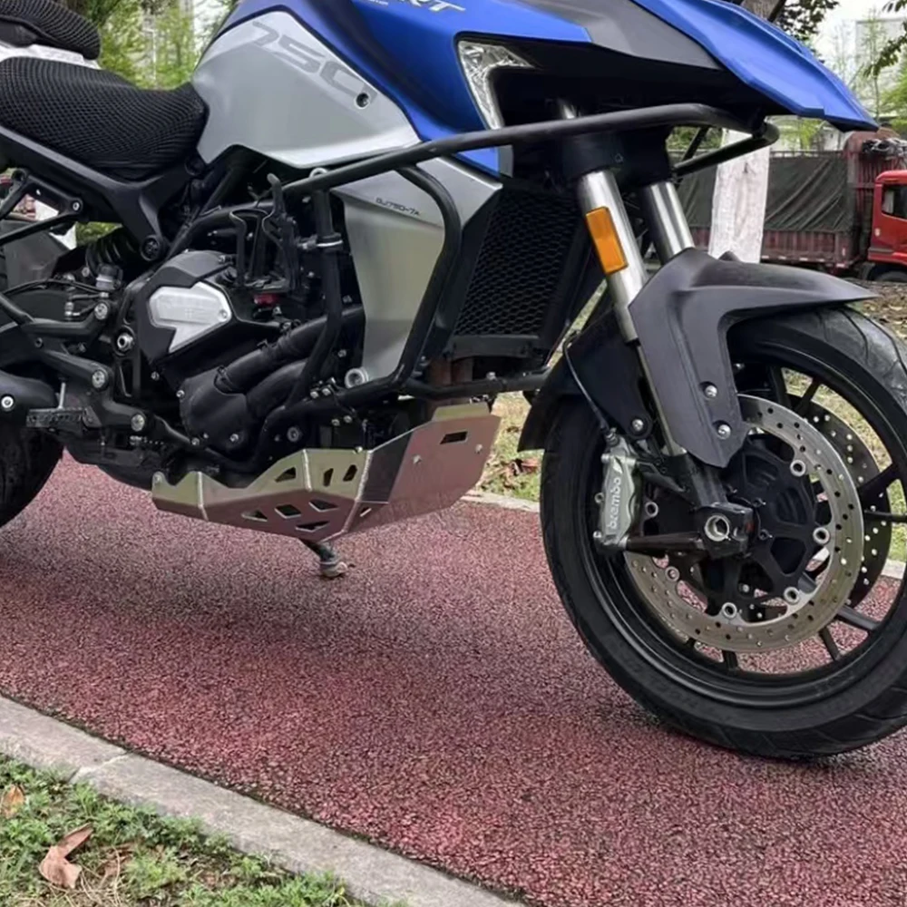 Подходит для QJMOTO SRT750 аксессуары мотоциклов брызговик двигателя защитная крышка