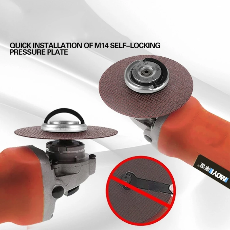 2 шт. быстрозажимные гайки M14 угловая шлифовальная машина стопорная фланцевая