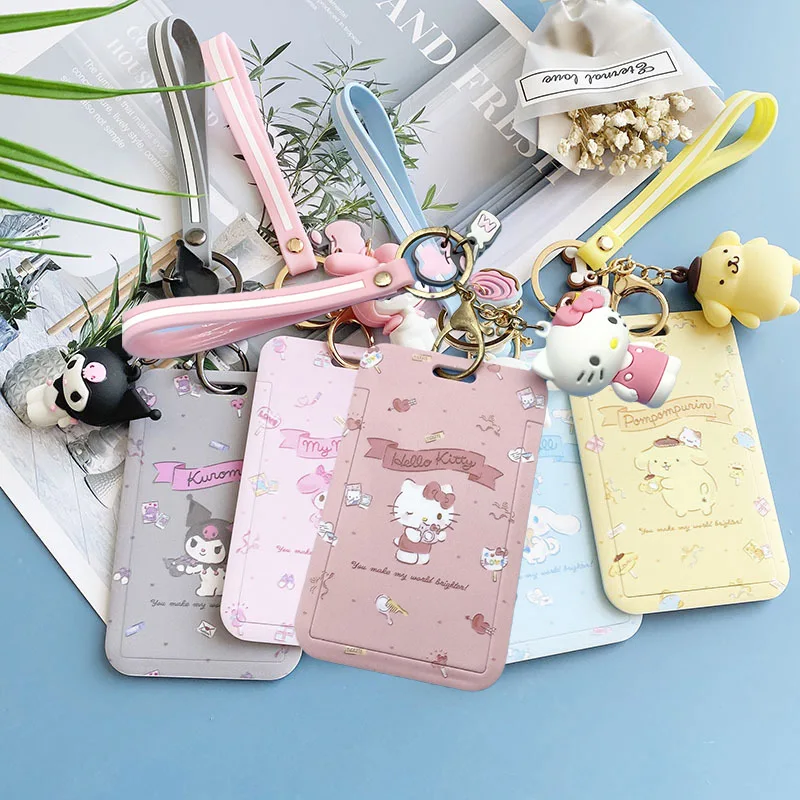 

Чехол с рисунком из аниме Sanrio, милая кукла «Моя Мелодия», корикоричная кукла, выдвижной прозрачный защитный чехол с рисунком из мультфильма ...