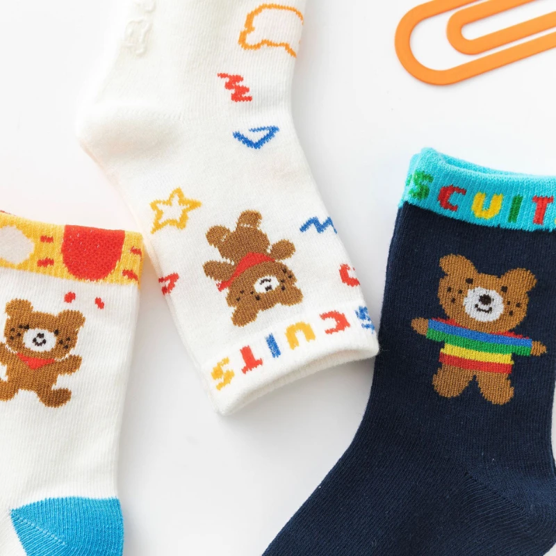 Cotton baby socks Children socks kid socks cute socks Middle Tube printed socks Perspiration breathable japanese fashion Casual