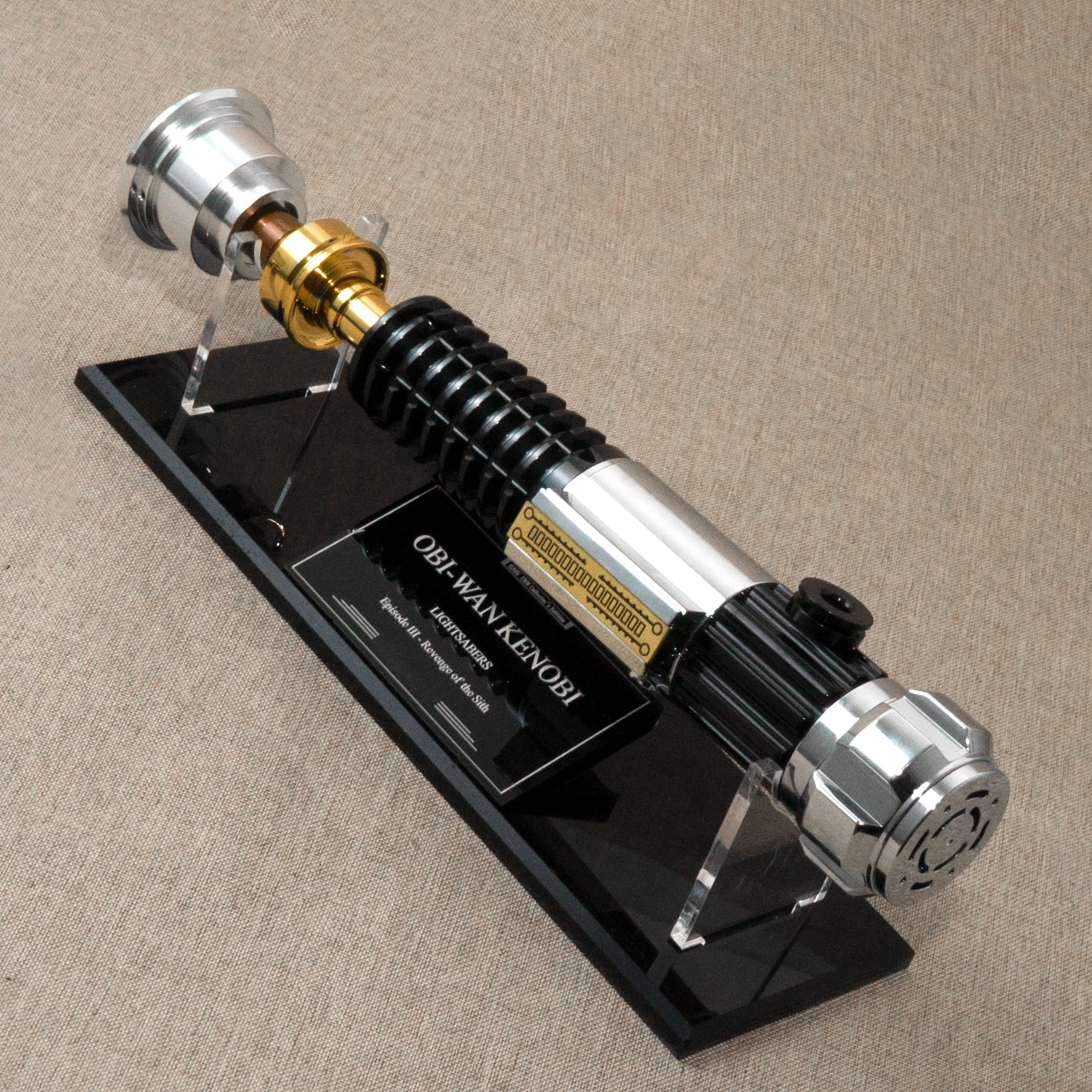 Obiwan EP3 Lightsabers коллекция витрина Saber табличка с именем акриловый материал 89sabers ELFsaber