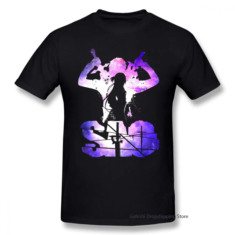 

Sword Art Online T Shirt SAO T-shirt Men Women Fashion Cotton T-shirt Kids Hip Hop Tees Tops Camisetas Anime Game Tshirt Top
