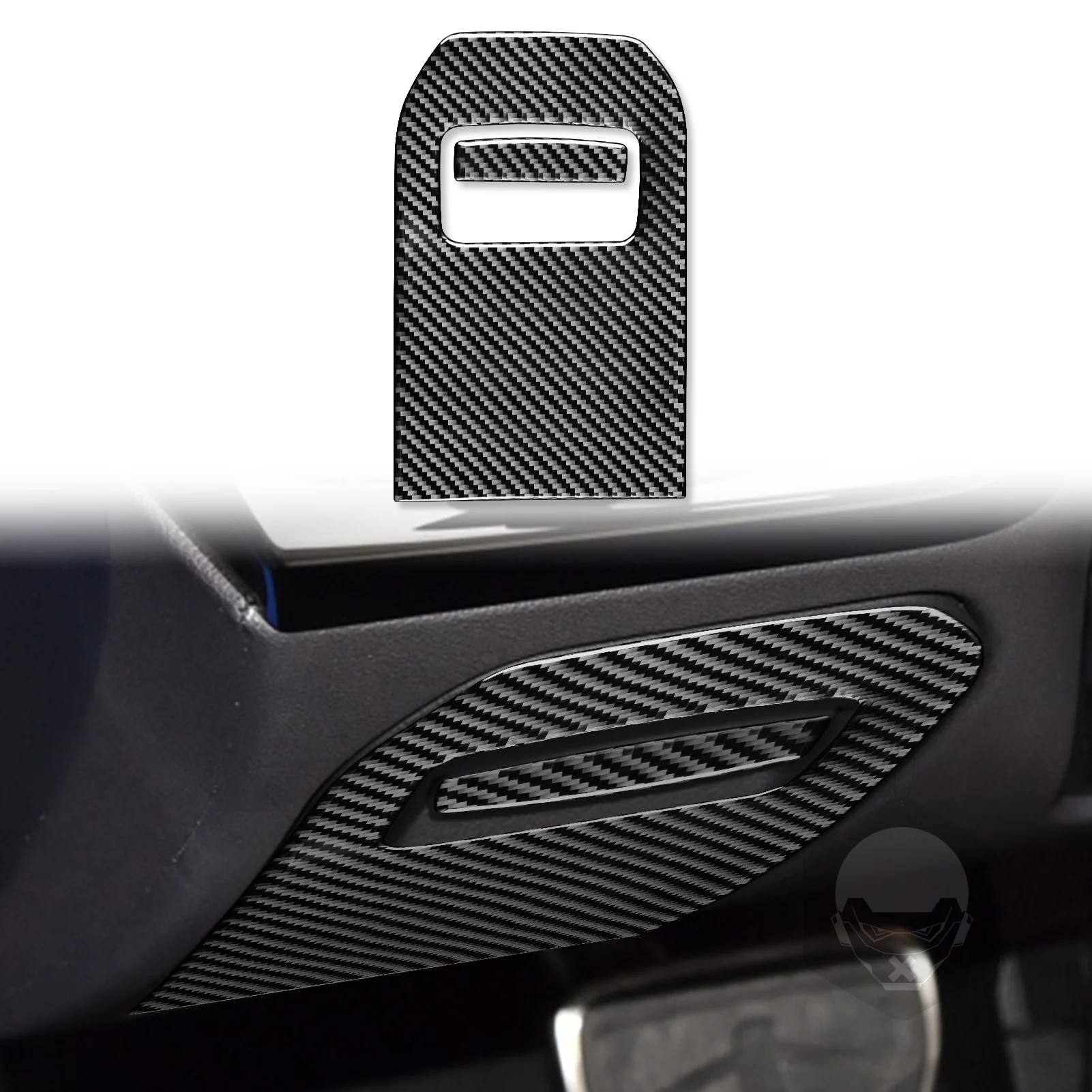 

Car Inter Driver Seat Storage Box Decorative Trim Cover Decal for BMW Z4 G28 2019 2020 2021 2022 Accessories Soft Carbon Fiber