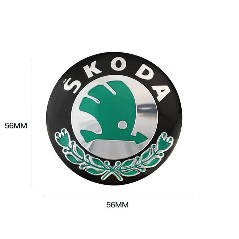 4 шт. 56 мм чехол на ступицу колеса автомобиля значок наклейки для Skoda Octavia MK2 MK1 2 3 A5 A7