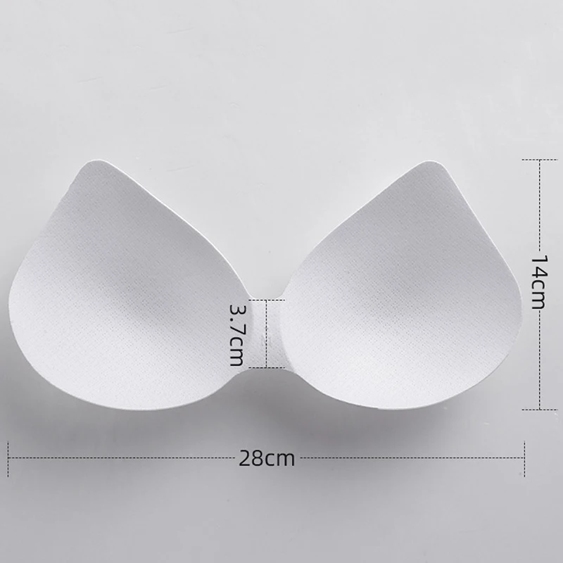 Женские Треугольные вкладыши для бюстгальтера сосков накладки груди с эффектом