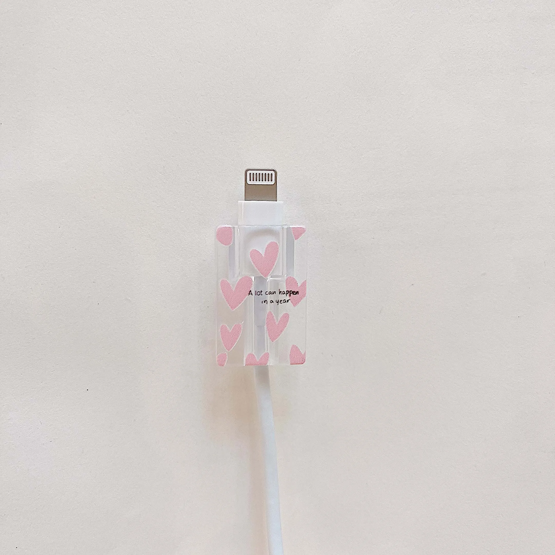 Фото Прозрачный ТПУ USB-кабель Love Heart для быстрой зарядки iphone 18/20 Вт №2