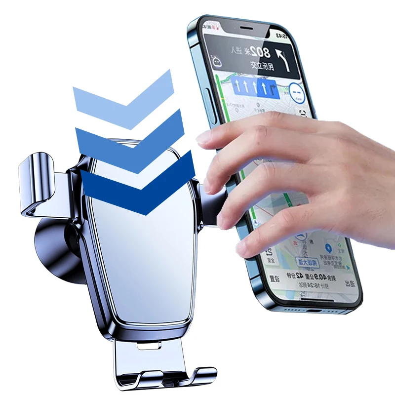 

Gravity Car Holder Air Vent Clip Mount Mobile Cell Stand Smartphone GPS Support for IPhone 14 13Pro Max Xiaomi Samsung Huawei