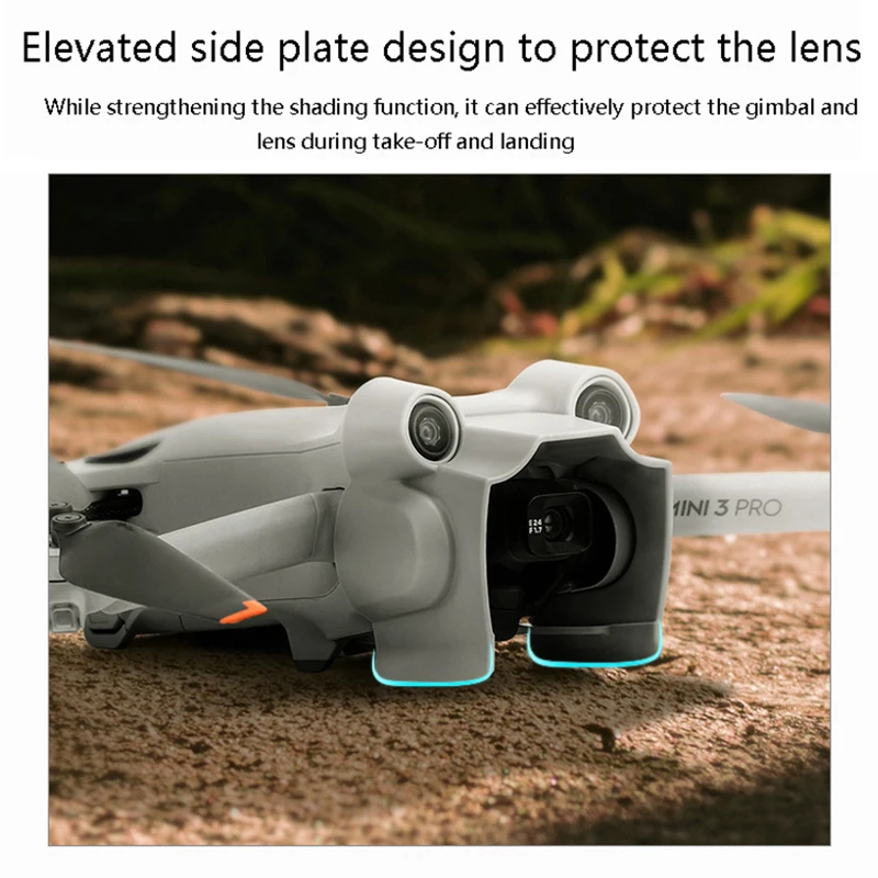 Фото Крышка объектива для DJI Mini 3 Pro Drone Защитная крышка объектива Аксессуары для дрона №3