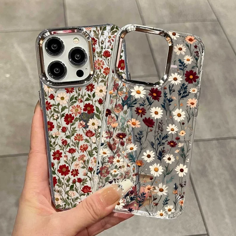 Фото Чехол для телефона INS Daisy Flower для OPPO A2 A3 A5 Pro A3X A5X A18 A38 A58 A78 A60 A59 A98 A17 A55 A35 A15S A53 A72 F29 F31 Pro Cover №1